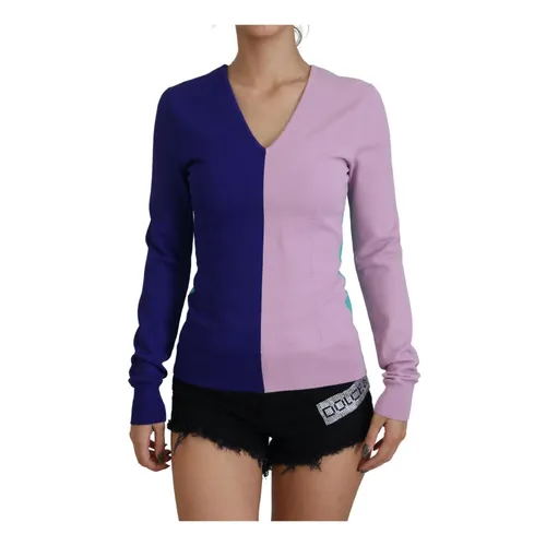 Knitwear > V-neck Knitwear - - Dolce & Gabbana - Modalova