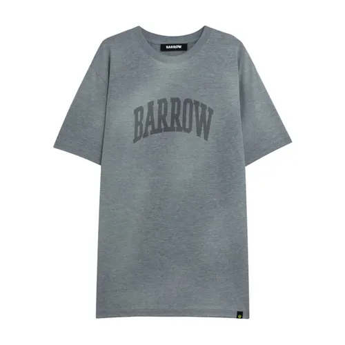 Barrow - Tops > T-Shirts - Gray - Barrow - Modalova