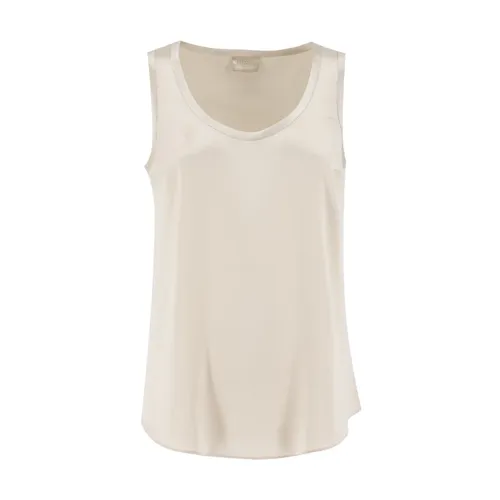 Tops > Sleeveless Tops - - Brunello Cucinelli - Modalova