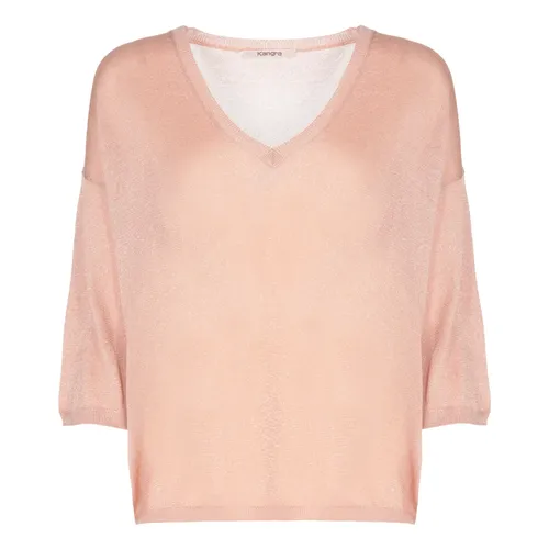 Knitwear > V-neck Knitwear - - Kangra - Modalova