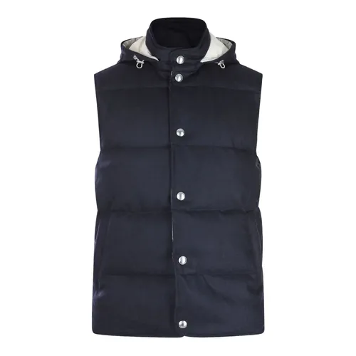 Eleventy - Jackets > Vests - Blue - Eleventy - Modalova
