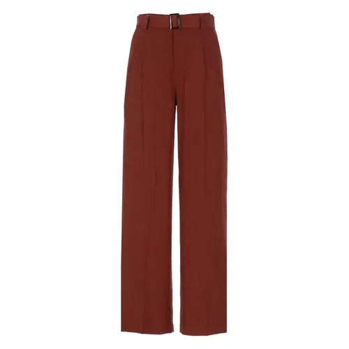 Trousers > Wide Trousers - - Woolrich - Modalova