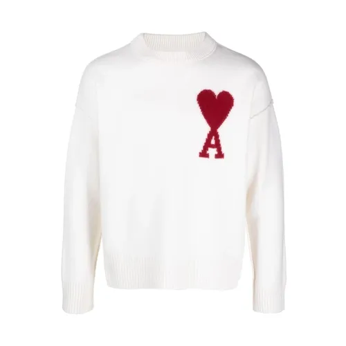 Knitwear > Round-neck Knitwear - - Ami Paris - Modalova