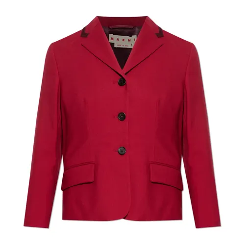 Marni - Jackets > Blazers - Red - Marni - Modalova