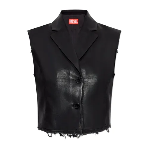 Diesel - Jackets > Vests - Black - Diesel - Modalova