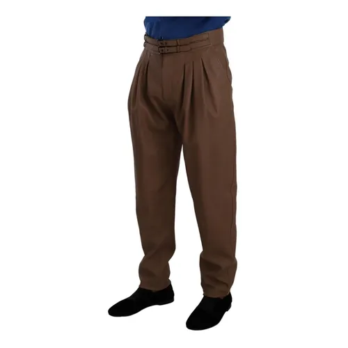 Trousers > Straight Trousers - - Dolce & Gabbana - Modalova