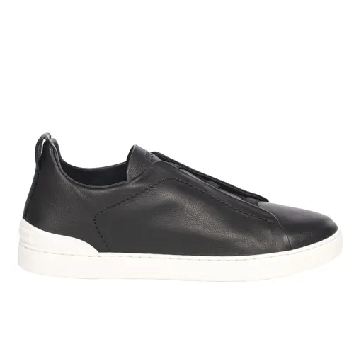 Zegna - Shoes > Sneakers - Black - Zegna - Modalova
