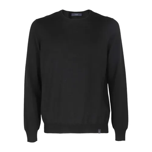 Knitwear > Round-neck Knitwear - - Fay - Modalova