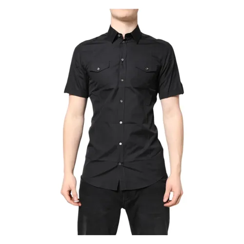 Shirts > Short Sleeve Shirts - - Dolce & Gabbana - Modalova