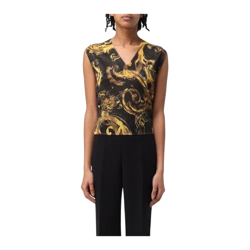 Knitwear > V-neck Knitwear - - Versace Jeans Couture - Modalova
