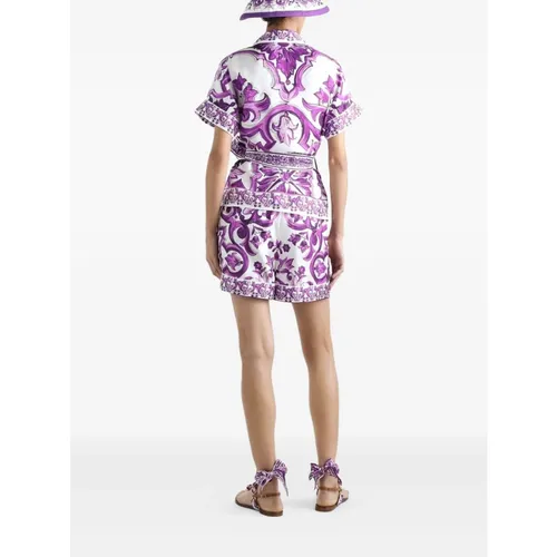 Blouses & Shirts > Kimonos - - Dolce & Gabbana - Modalova