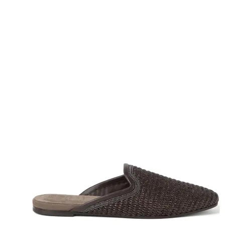 Shoes > Flats > Mules - - Brunello Cucinelli - Modalova
