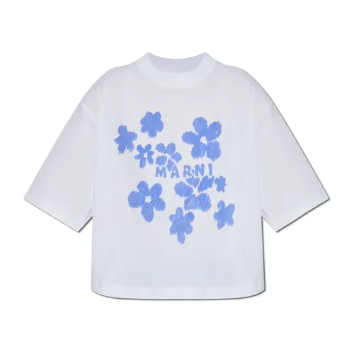 Marni - Tops > T-Shirts - White - Marni - Modalova