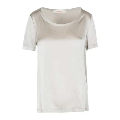 Jucca - Tops > T-Shirts - Gray - Jucca - Modalova