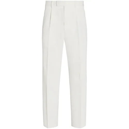 Trousers > Straight Trousers - - Zegna - Modalova