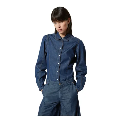 Blouses & Shirts > Denim Shirts - - Silvian Heach - Modalova