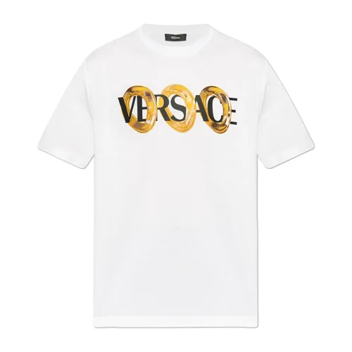 Versace - Tops > T-Shirts - White - Versace - Modalova