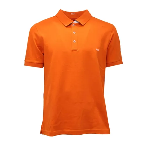 Fay - Tops > Polo Shirts - Orange - Fay - Modalova