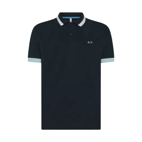 Sun68 - Tops > Polo Shirts - Blue - Sun68 - Modalova