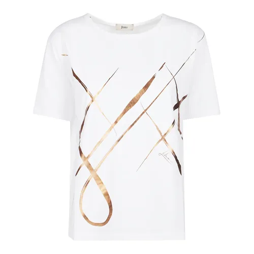 Herno - Tops > T-Shirts - White - Herno - Modalova