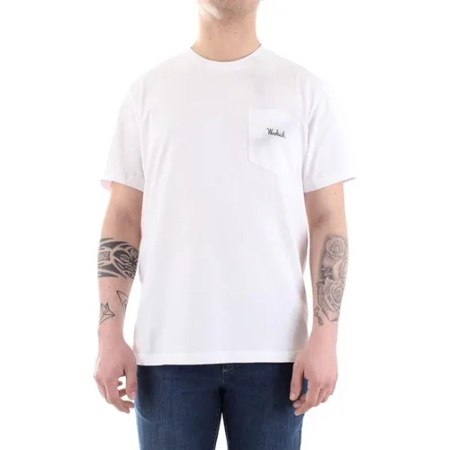 Tops > T-Shirts - - Woolrich - Modalova