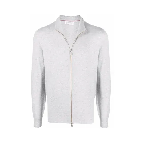 Sweatshirts & Hoodies > Zip-throughs - - Brunello Cucinelli - Modalova