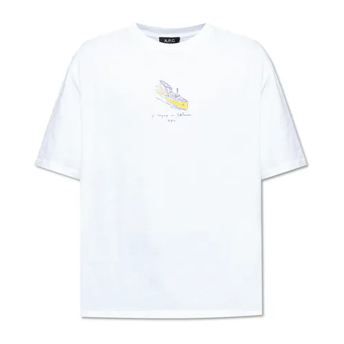 A.p.c. - Tops > T-Shirts - White - A.p.c. - Modalova