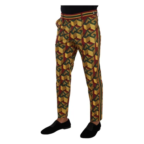 Trousers > Slim-fit Trousers - - Dolce & Gabbana - Modalova