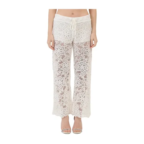Trousers > Wide Trousers - - Ermanno Scervino - Modalova