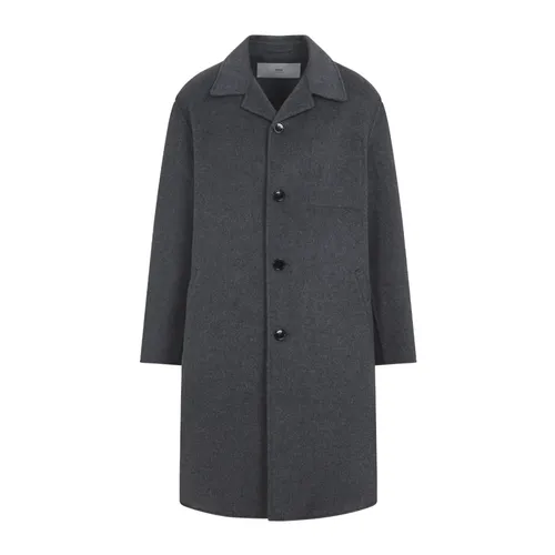 Coats > Single-Breasted Coats - - Ami Paris - Modalova