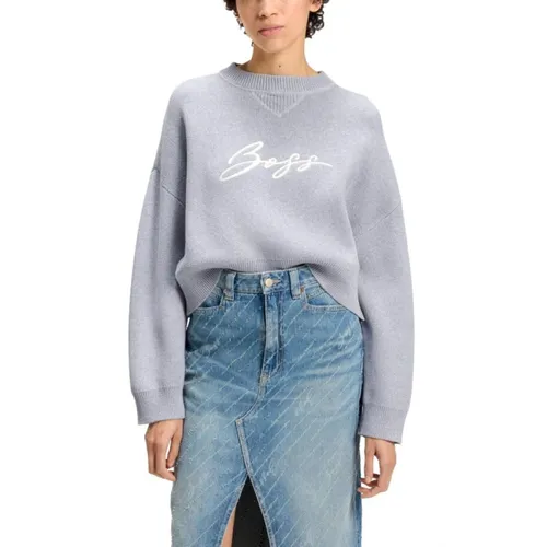 Knitwear > Round-neck Knitwear - - Hugo - Modalova