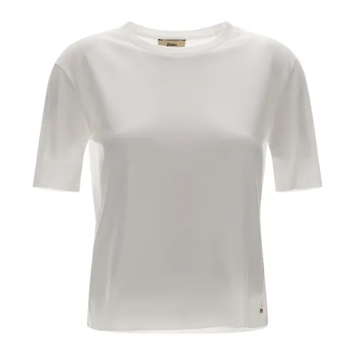 Herno - Tops > T-Shirts - White - Herno - Modalova