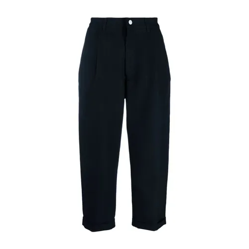Trousers > Cropped Trousers - - Giorgio Armani - Modalova