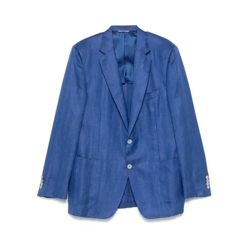 Canali - Jackets > Blazers - Blue - Canali - Modalova