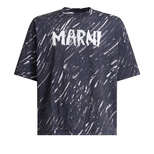 Marni - Tops > T-Shirts - Blue - Marni - Modalova