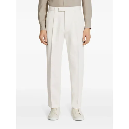Trousers > Straight Trousers - - Zegna - Modalova