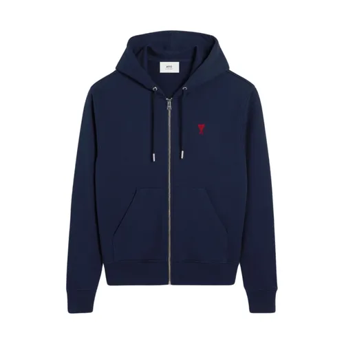 Sweatshirts & Hoodies > Zip-throughs - - Ami Paris - Modalova