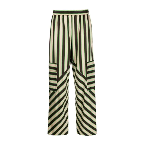 Trousers > Straight Trousers - - Msgm - Modalova