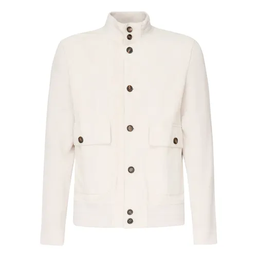 Jackets > Leather Jackets - - Eleventy - Modalova