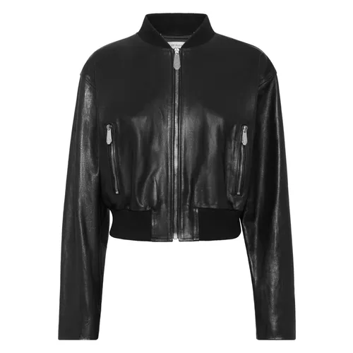 Jackets > Leather Jackets - - Philipp Plein - Modalova