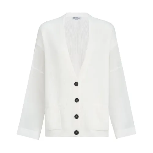 Knitwear > Cardigans - - Brunello Cucinelli - Modalova