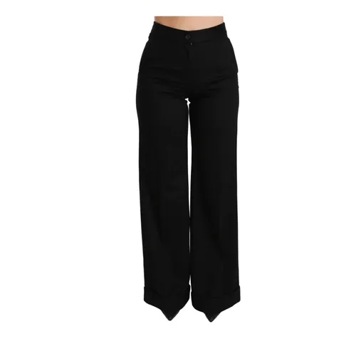 Trousers > Wide Trousers - - Dolce & Gabbana - Modalova