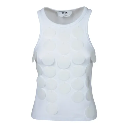 Tops > Sleeveless Tops - - Msgm - Modalova