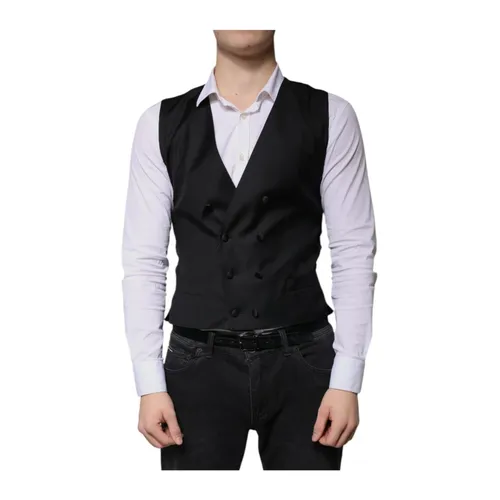 Suits > Suit Vests - - Dolce & Gabbana - Modalova