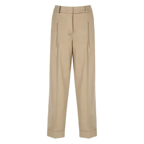 Trousers > Cropped Trousers - - Peserico - Modalova