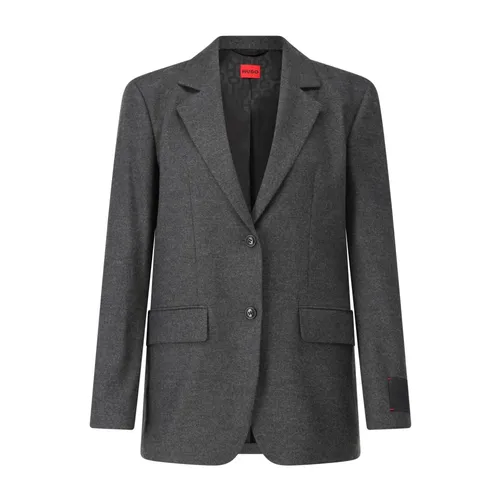 Hugo - Jackets > Blazers - Gray - Hugo - Modalova