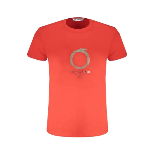 Trussardi - Tops > T-Shirts - Red - Trussardi - Modalova