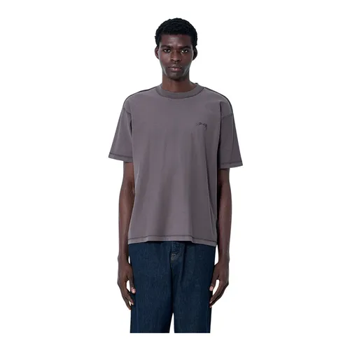 Stüssy - Tops > T-Shirts - Gray - Stüssy - Modalova