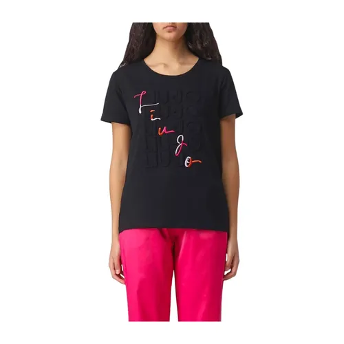 Liu Jo - Tops > T-Shirts - Black - Liu Jo - Modalova