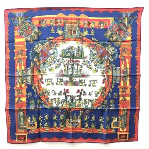 Pre-owned > Pre-owned Accessories > Pre-owned Scarves - - Hermès Vintage - Modalova